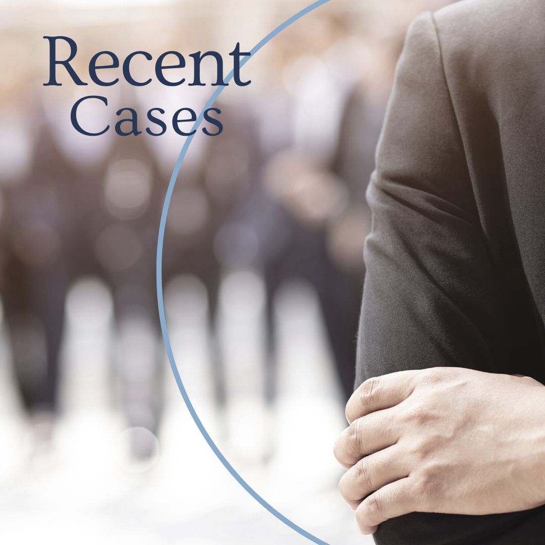Recent cases